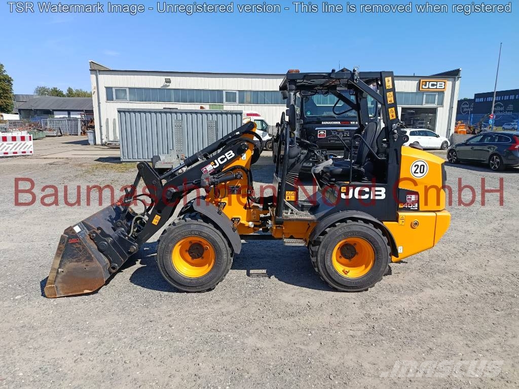 JCB 403 PLUS 50PS Klappdach Demo Iekrāvēji uz riteņiem