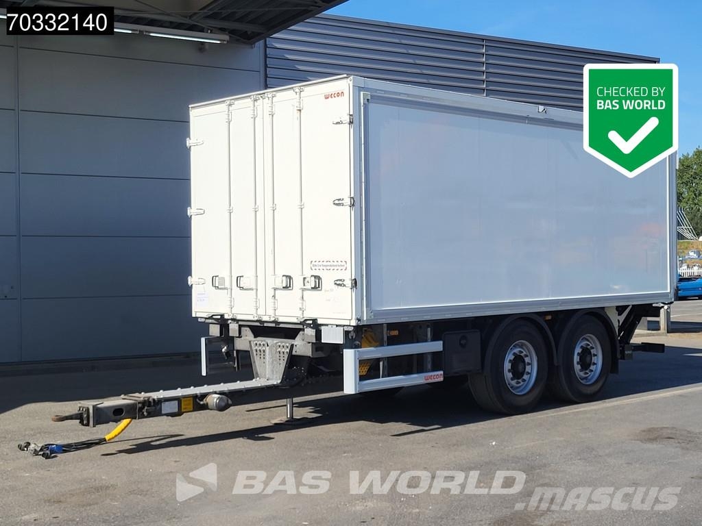 Wecon AKZ 218 2 axles Ladebordwand Durchlaufsystem LBW Gesloten opbouw trailers