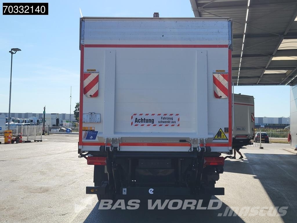 Wecon AKZ 218 2 axles Ladebordwand Durchlaufsystem LBW Gesloten opbouw trailers