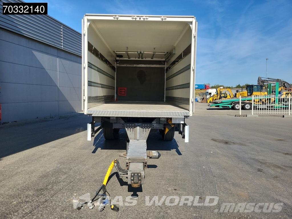 Wecon AKZ 218 2 axles Ladebordwand Durchlaufsystem LBW Gesloten opbouw trailers
