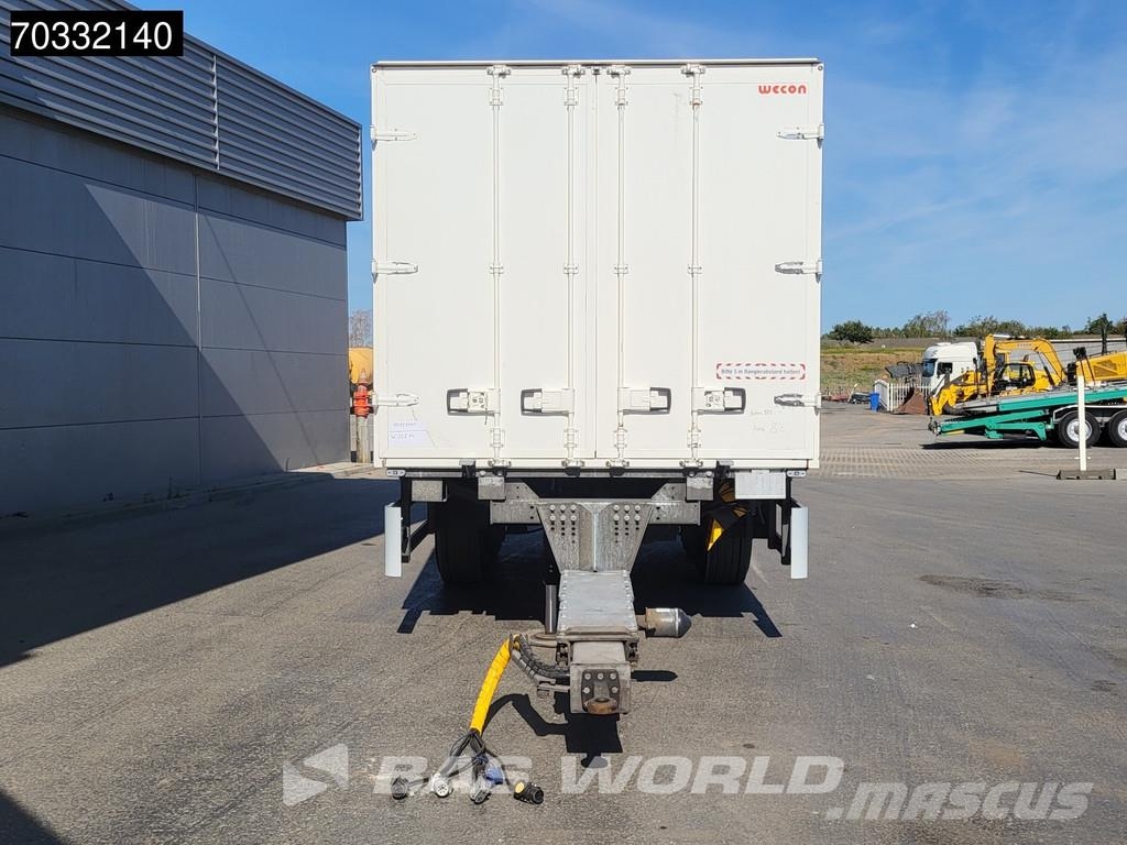Wecon AKZ 218 2 axles Ladebordwand Durchlaufsystem LBW Gesloten opbouw trailers