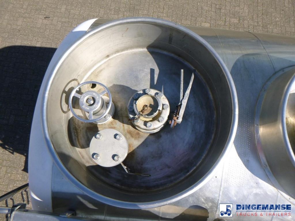 Magyar Chemical tank inox L4BH 32.5 m3 / 1 comp Tanktrailer
