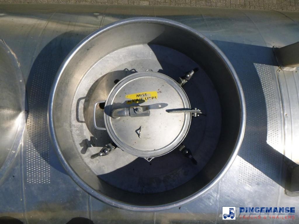 Magyar Chemical tank inox L4BH 32.5 m3 / 1 comp Tanktrailer