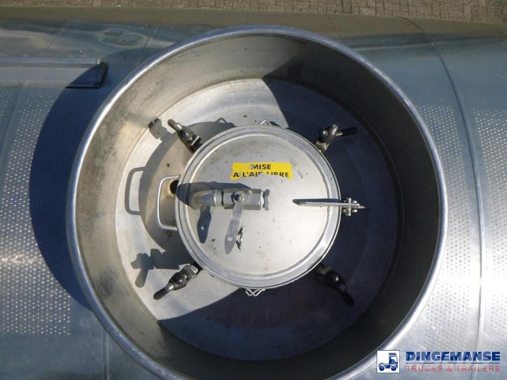 Magyar Chemical tank inox L4BH 32.5 m3 / 1 comp Tanktrailer