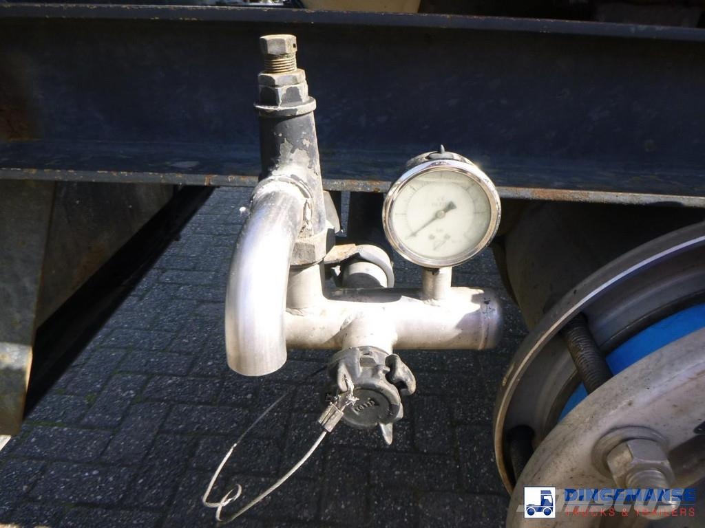 Magyar Chemical tank inox L4BH 32.5 m3 / 1 comp Tanktrailer