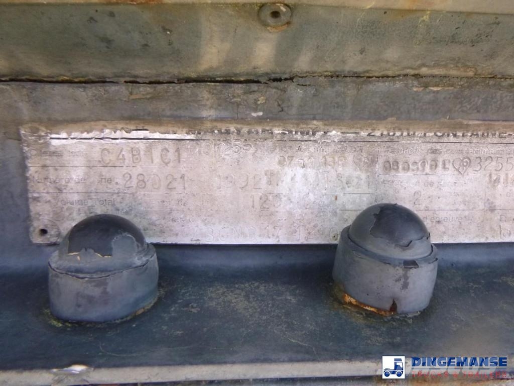 Magyar Chemical tank inox L4BH 32.5 m3 / 1 comp Tanktrailer