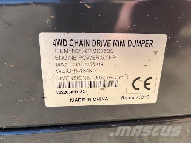 Mini Dumper 4WD Chain Drive Mini Dumpers