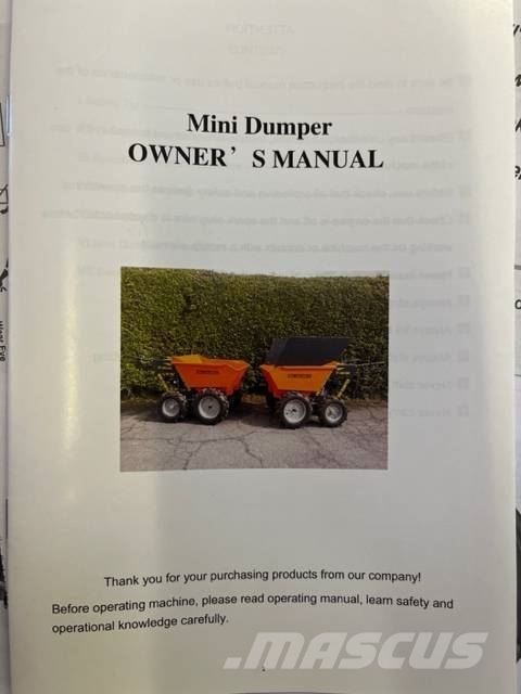 Mini Dumper 4WD Chain Drive Mini Dumpers