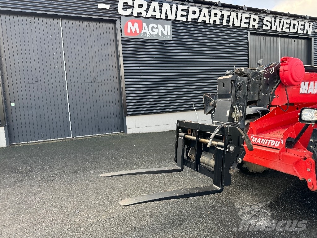 Manitou pallgafflar h. Sideshift, teleskoplastare Telescopic handlers