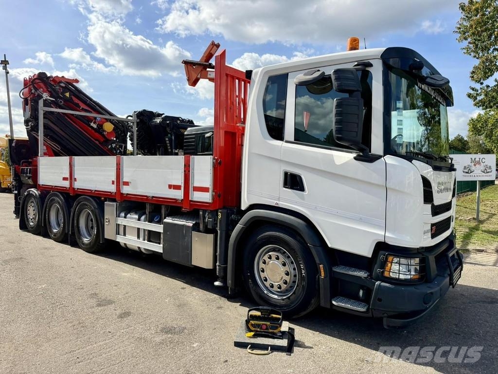 Scania G410 8x4 + 34m! CRANE EFFER 685/6S-JIB 6S + WINCH Rabljeni žerjavi za vsak teren