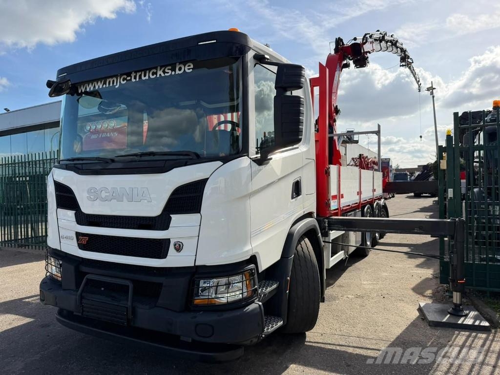 Scania G410 8x4 + 34m! CRANE EFFER 685/6S-JIB 6S + WINCH Rabljeni žerjavi za vsak teren