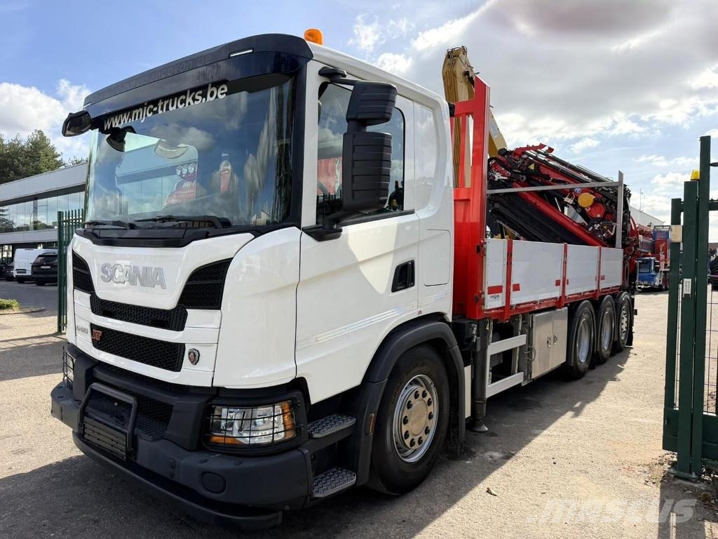 Scania G410 8x4 + 34m! CRANE EFFER 685/6S-JIB 6S + WINCH Rabljeni žerjavi za vsak teren