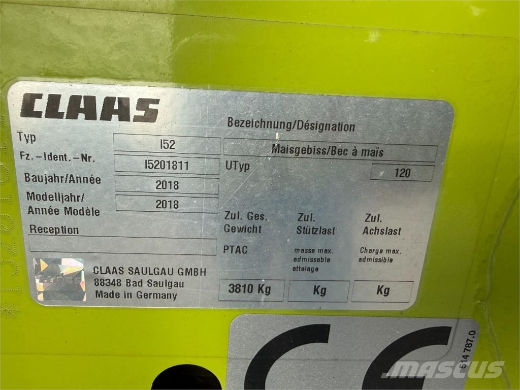 CLAAS Orbis 750 Lantbruk - Övrigt