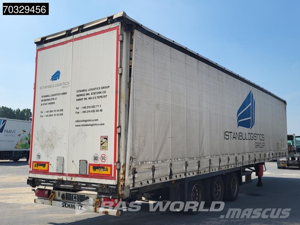 Schmitz Cargobull S3 3 axles SAF Sliding Roof Tents puspiekabes