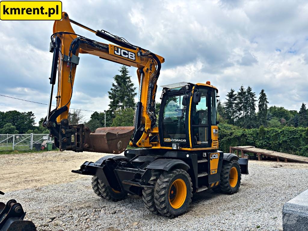 JCB HD110WT 4F KOPARKA KOŁOWA HYDRADIG POWERTILLT 2018 Lastik tekerli ekskavatörler