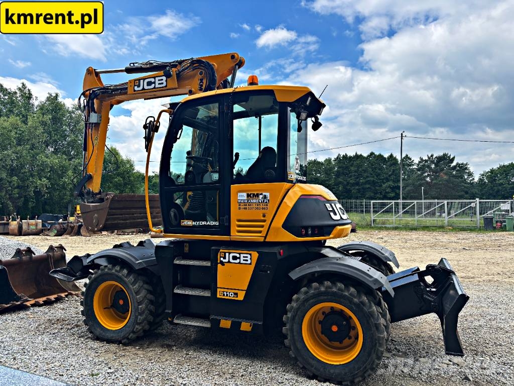 JCB HD110WT 4F KOPARKA KOŁOWA HYDRADIG POWERTILLT 2018 Lastik tekerli ekskavatörler