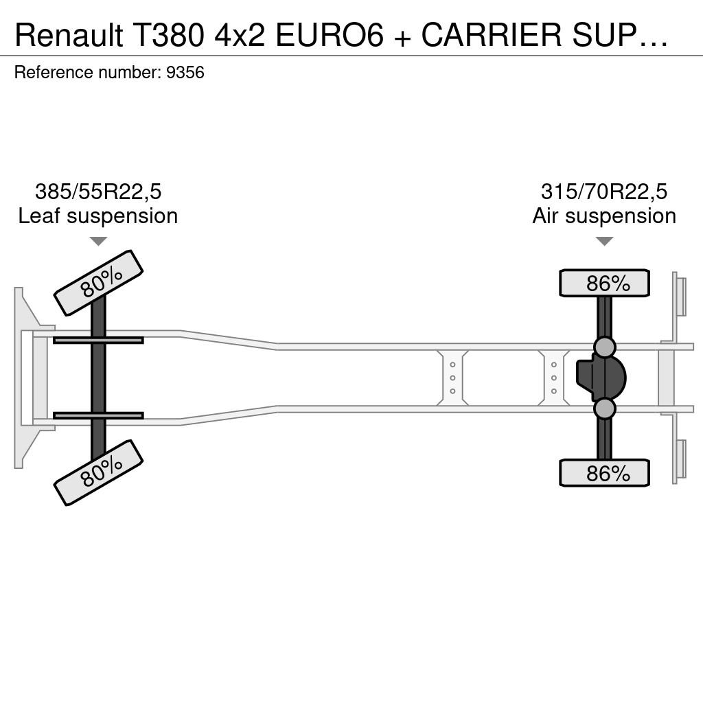Renault T380 4x2 EURO6 + CARRIER SUPRA 1150 U Kravas automašīnas - refrižeratori
