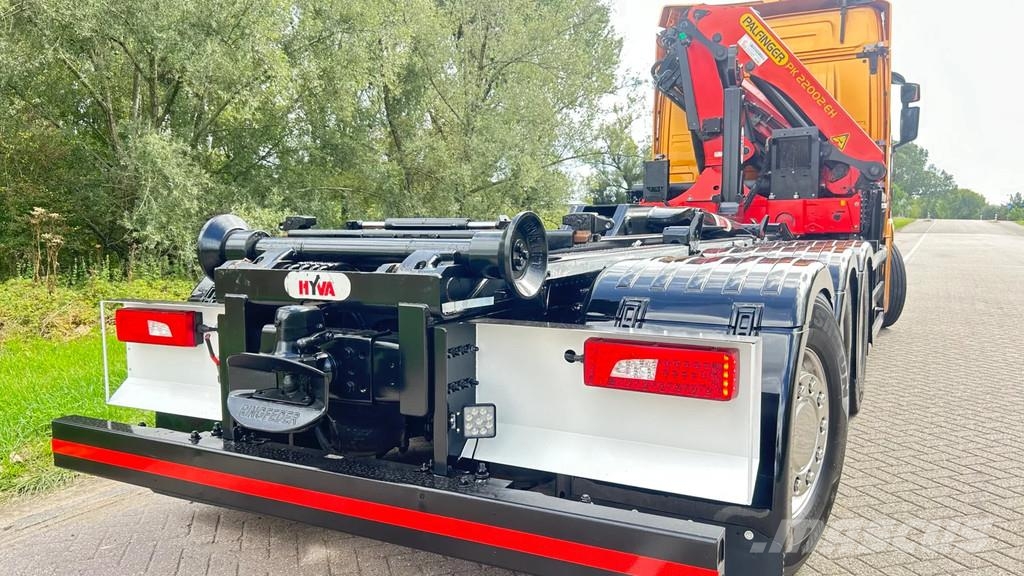 Scania R730 | 4 asser | 20 ton haakarm | kraan palfinger Camiões Ampliroll