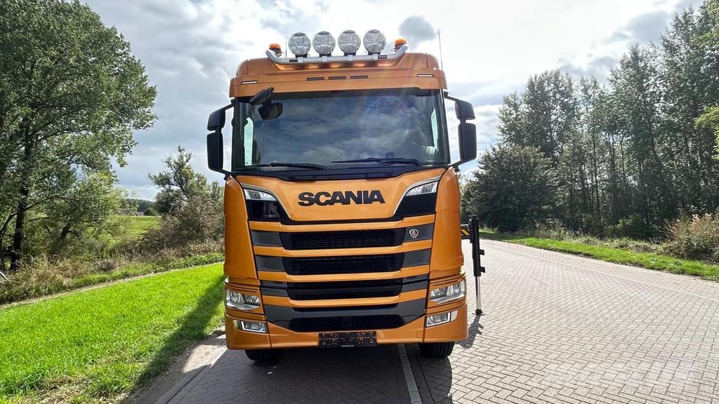 Scania R730 | 4 asser | 20 ton haakarm | kraan palfinger Camiões Ampliroll