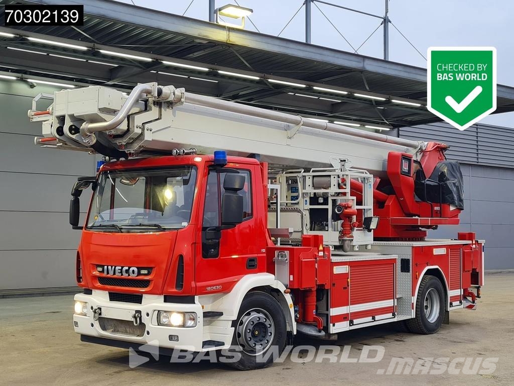 Iveco Eurocargo 180E300 4X2 DEMO Magirus P33 Ladder truc شاحنات حريق