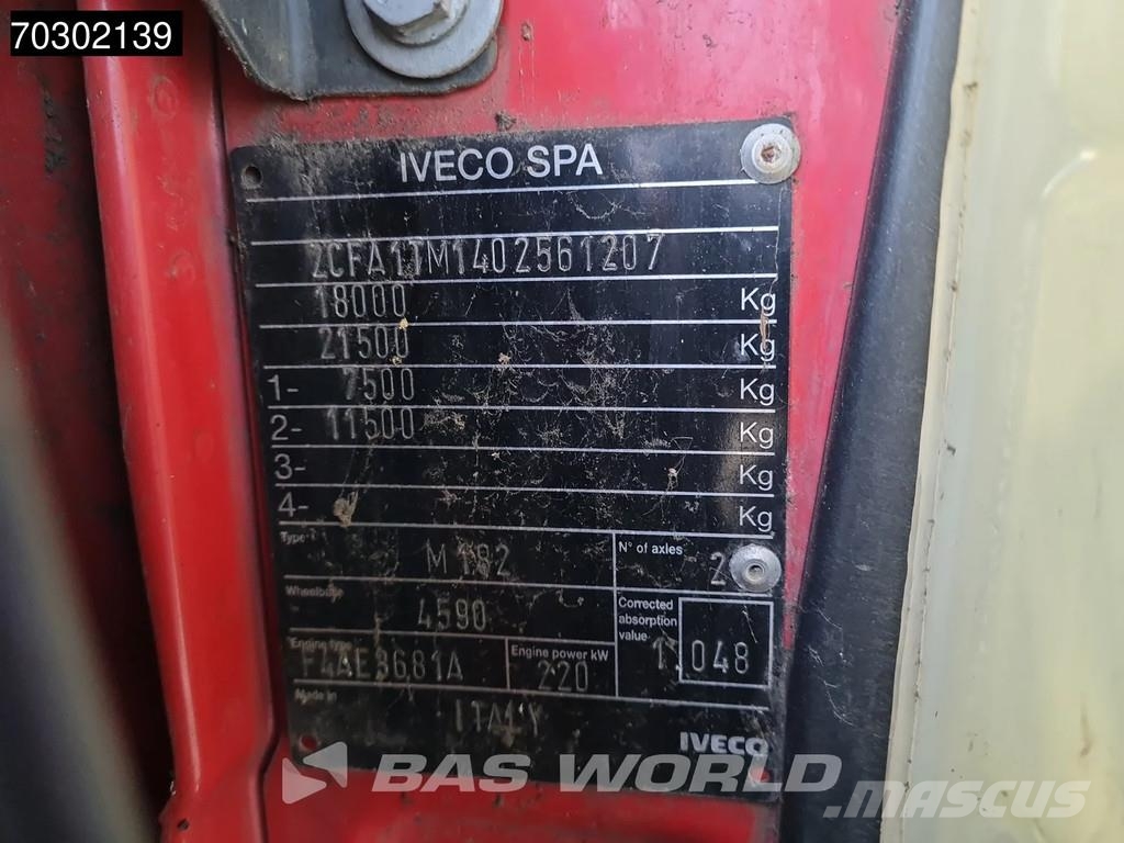 Iveco Eurocargo 180E300 4X2 DEMO Magirus P33 Ladder truc شاحنات حريق