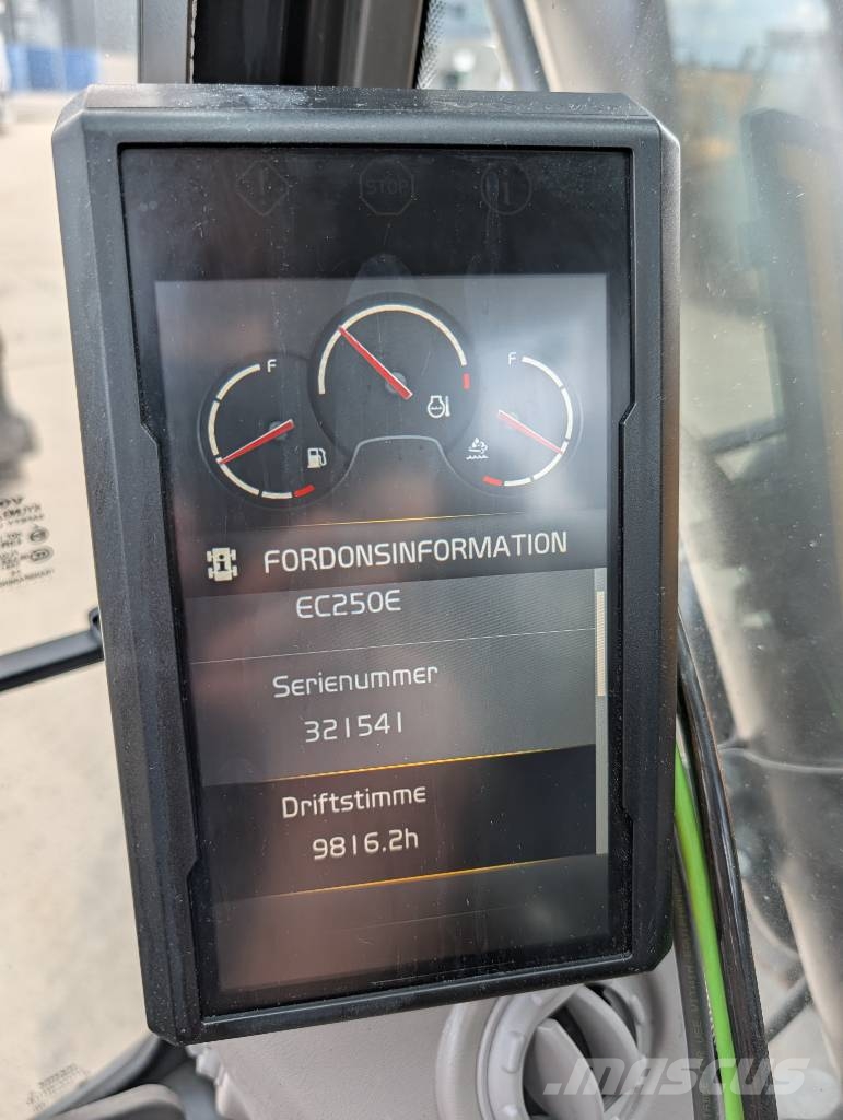Volvo EC 250 EL Paletli ekskavatörler