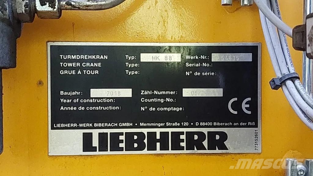 Liebherr MK88 Plus Torninosturit