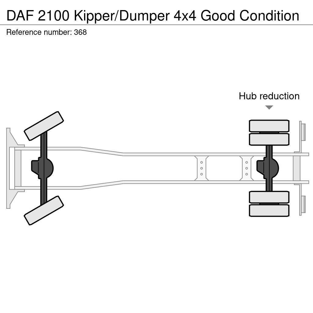 DAF 2100 Kipper/Dumper 4x4 Good Condition 自卸式货车