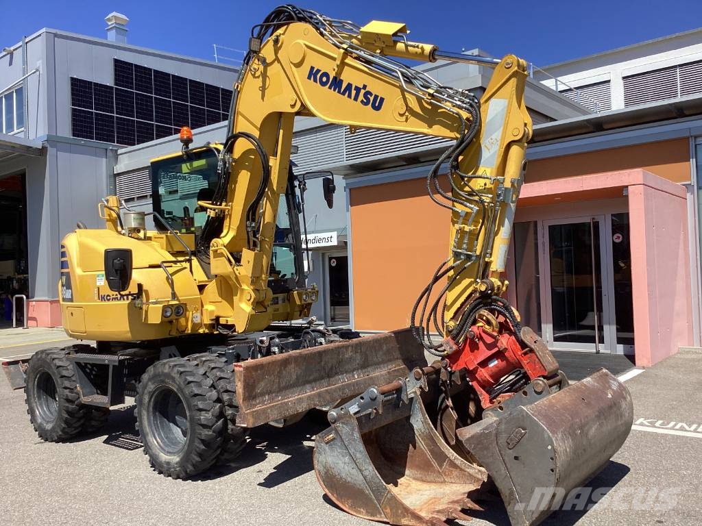 Komatsu PW 98 MR-10 حفارات بعجل