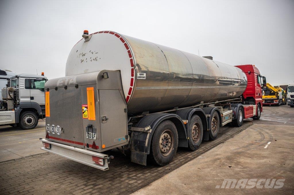 ETA CITERNE LAIT/MILCH/MILK 29000L Semi-trailer med Tank