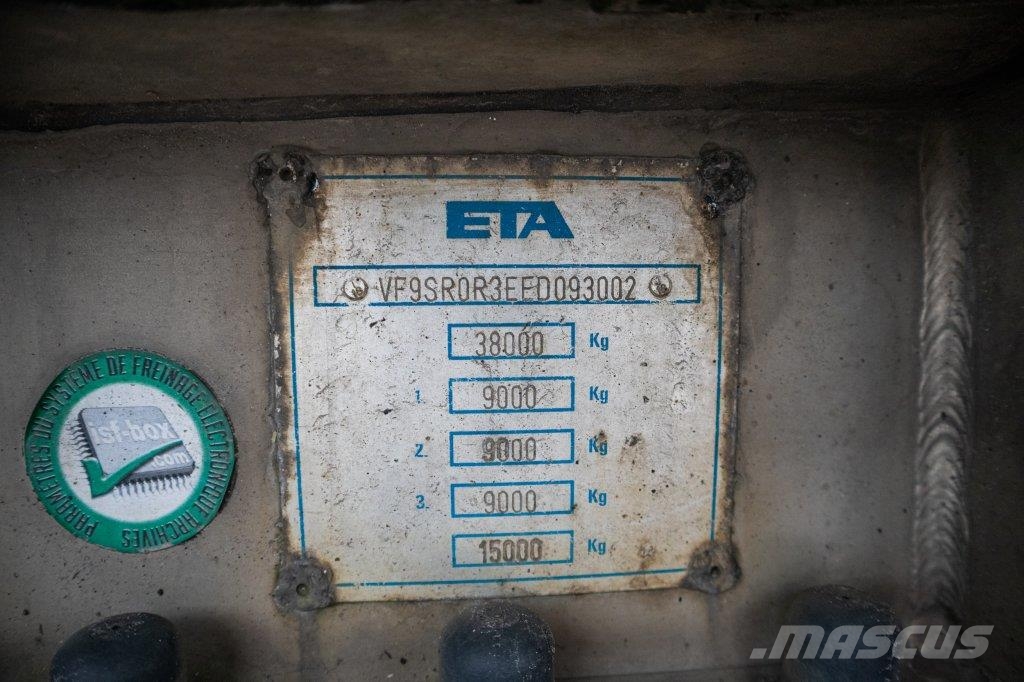 ETA CITERNE LAIT/MILCH/MILK 29000L Semi-trailer med Tank