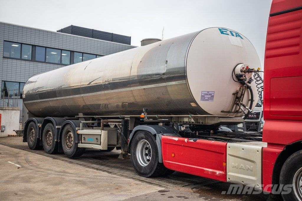ETA CITERNE LAIT/MILCH/MILK 29000L Semi-trailer med Tank