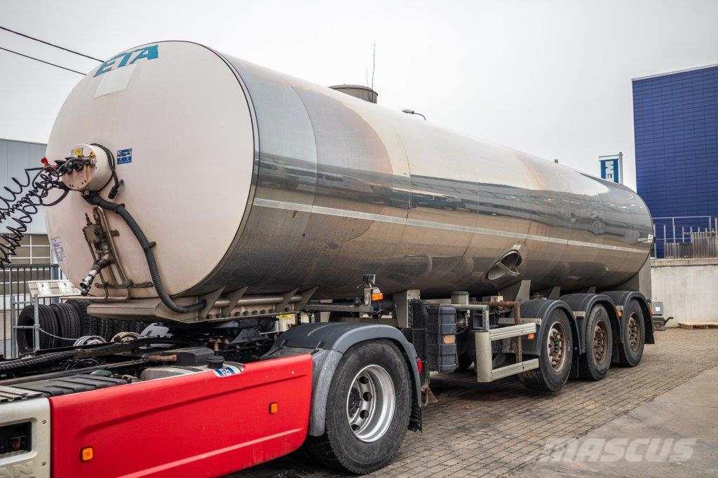 ETA CITERNE LAIT/MILCH/MILK 29000L Semi-trailer med Tank