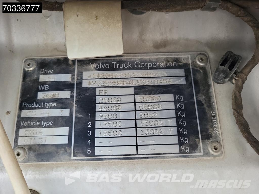 Volvo FH16 550 6X4 Retarder 2x Tanks APK 01-2027 Big-Axl 牵引车