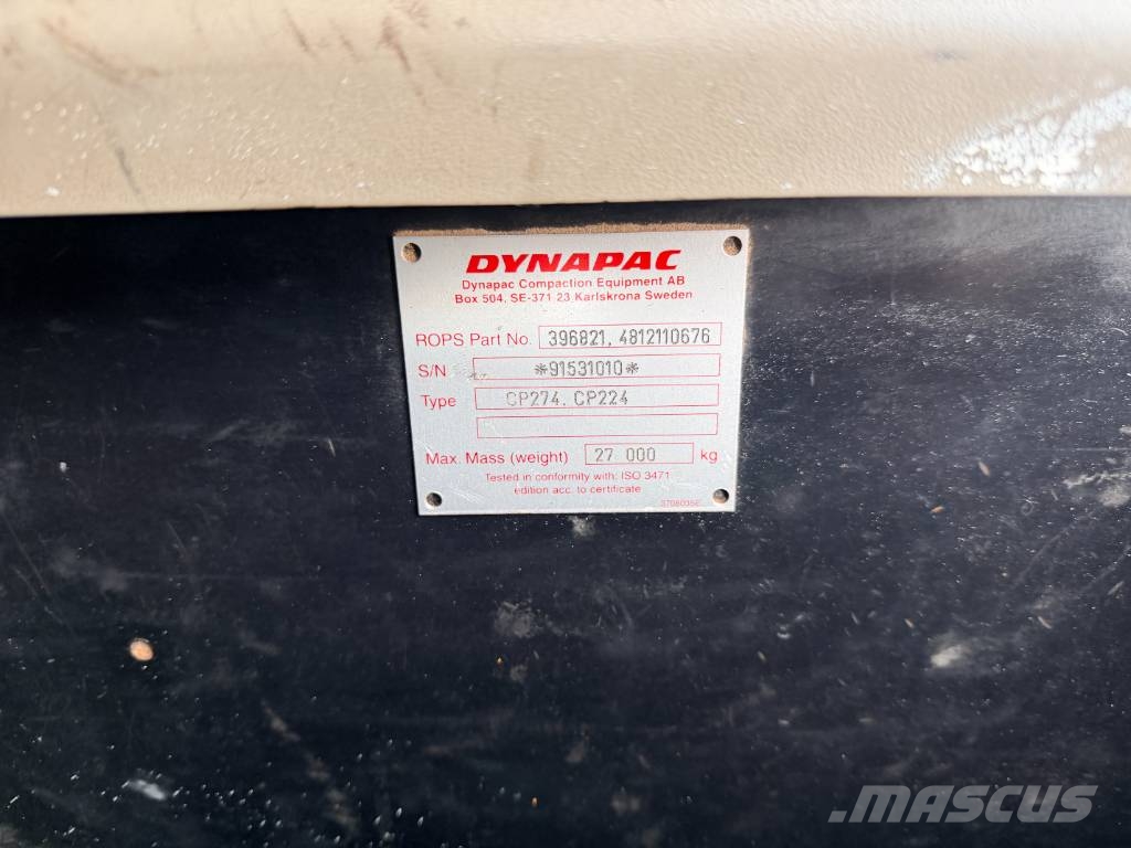 Dynapac CP224W Pneumorehvidega rullid