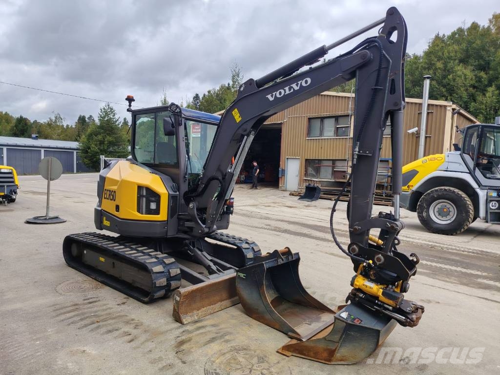 Volvo ECR 50 F *** Uudet telat *** Mini rýpadlá < 7t