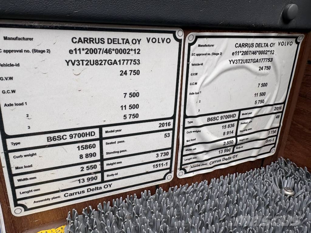 Volvo 9700 HD Autocar