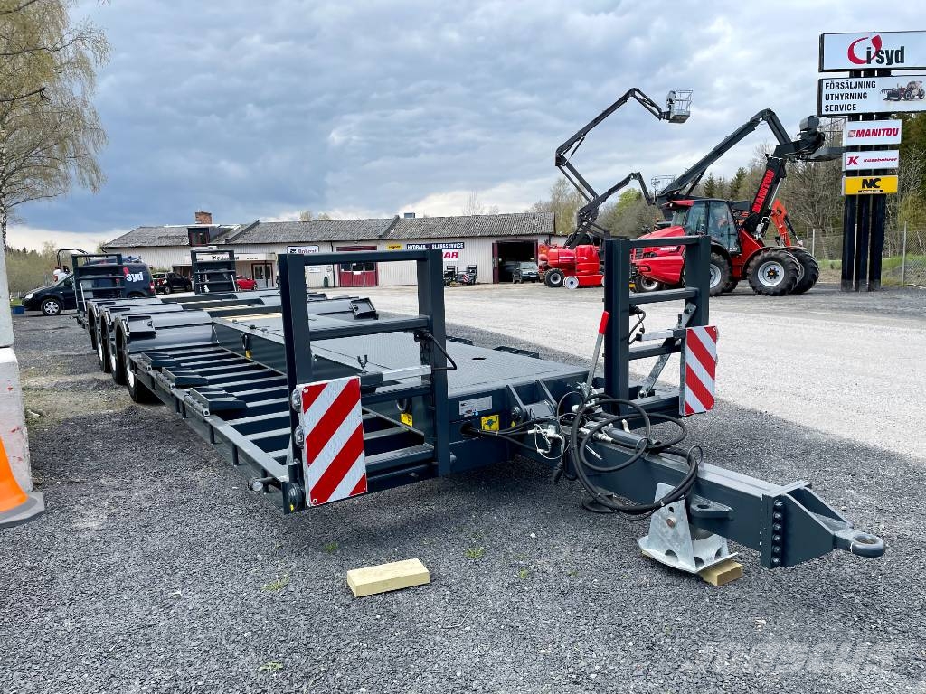 NC 3-axlad Traktordragen Skogsagri Plataformas bajas