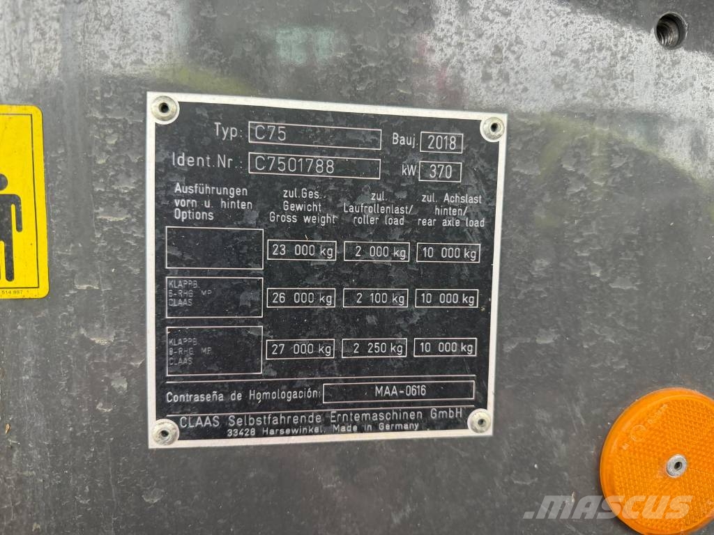 CLAAS Lexion 760 TerraTrac Kombinované zberacie stroje