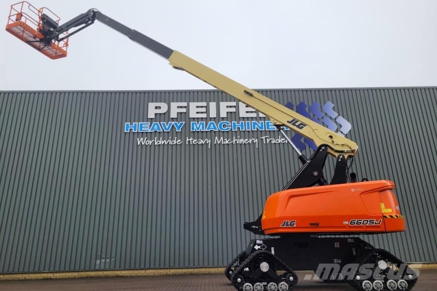 JLG 660SJ Quad Tracks Diesel, Quad Tracks, 22.2m Worki ブームリフト　直伸型
