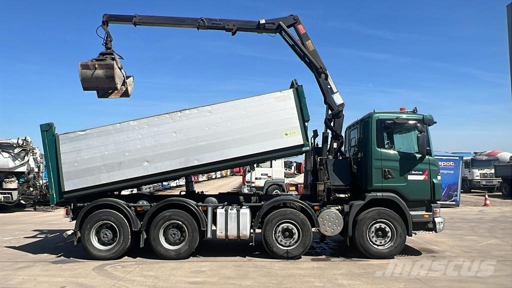 Scania G 380 (EURO 5 / BIG HUB / STEEL SUSP. / HMF 1643 / Kiperi kamioni