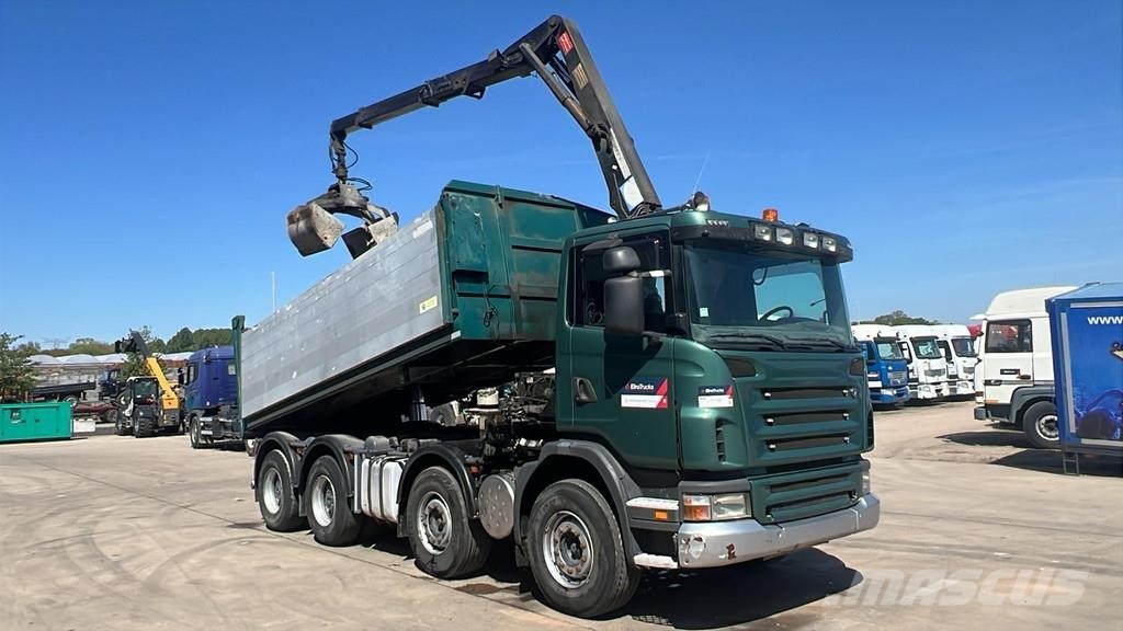 Scania G 380 (EURO 5 / BIG HUB / STEEL SUSP. / HMF 1643 / Kiperi kamioni