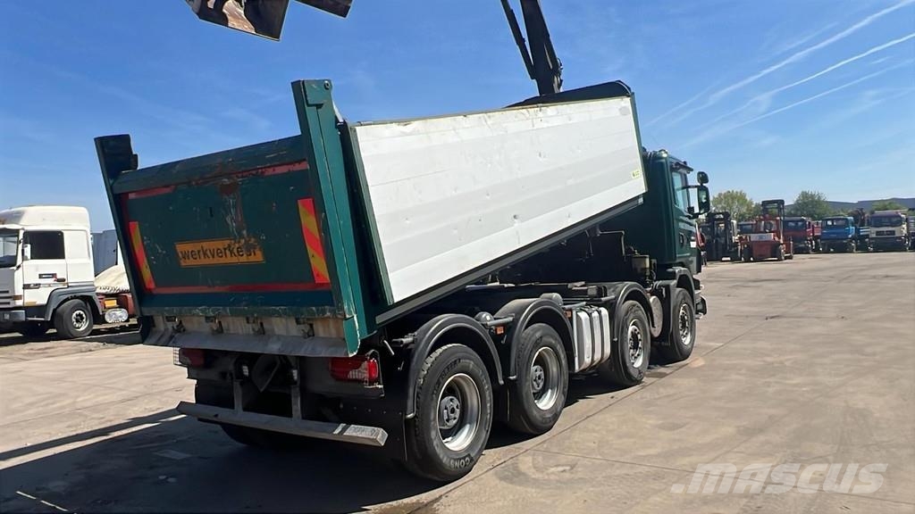 Scania G 380 (EURO 5 / BIG HUB / STEEL SUSP. / HMF 1643 / Kiperi kamioni