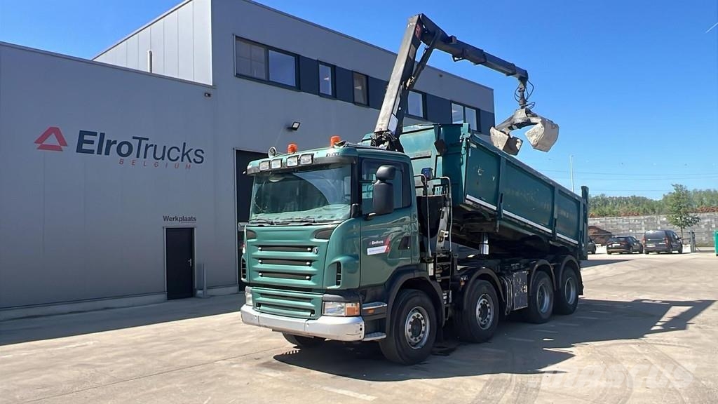Scania G 380 (EURO 5 / BIG HUB / STEEL SUSP. / HMF 1643 / Kiperi kamioni