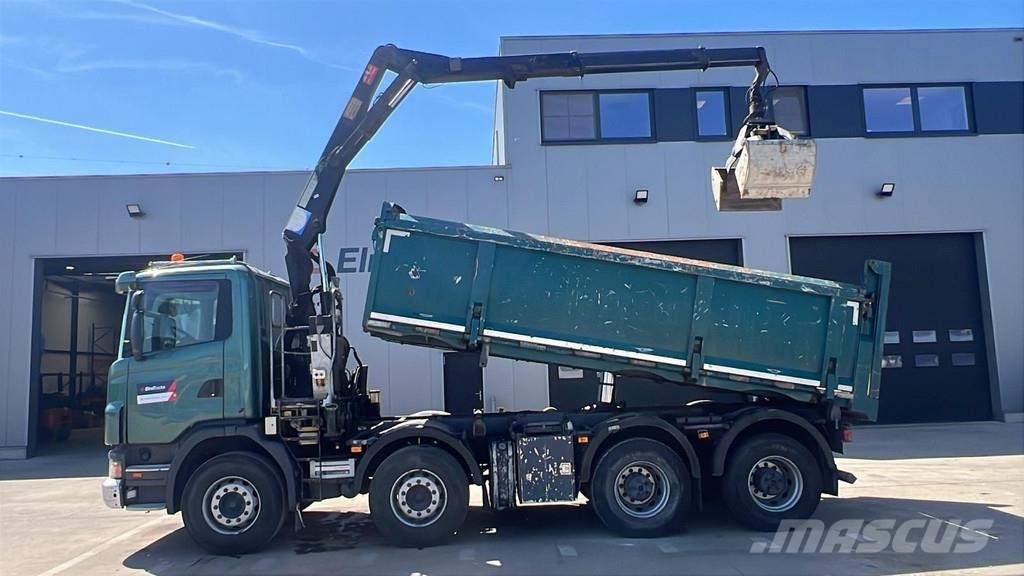 Scania G 380 (EURO 5 / BIG HUB / STEEL SUSP. / HMF 1643 / Kiperi kamioni
