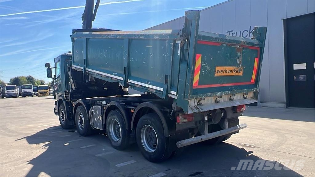 Scania G 380 (EURO 5 / BIG HUB / STEEL SUSP. / HMF 1643 / Kiperi kamioni