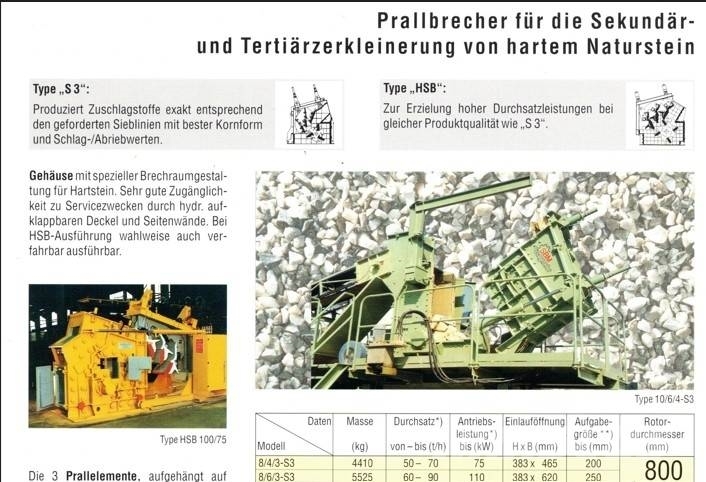 SBM 8-4-3 Sonderpreis Sieb- und Brechanlagen