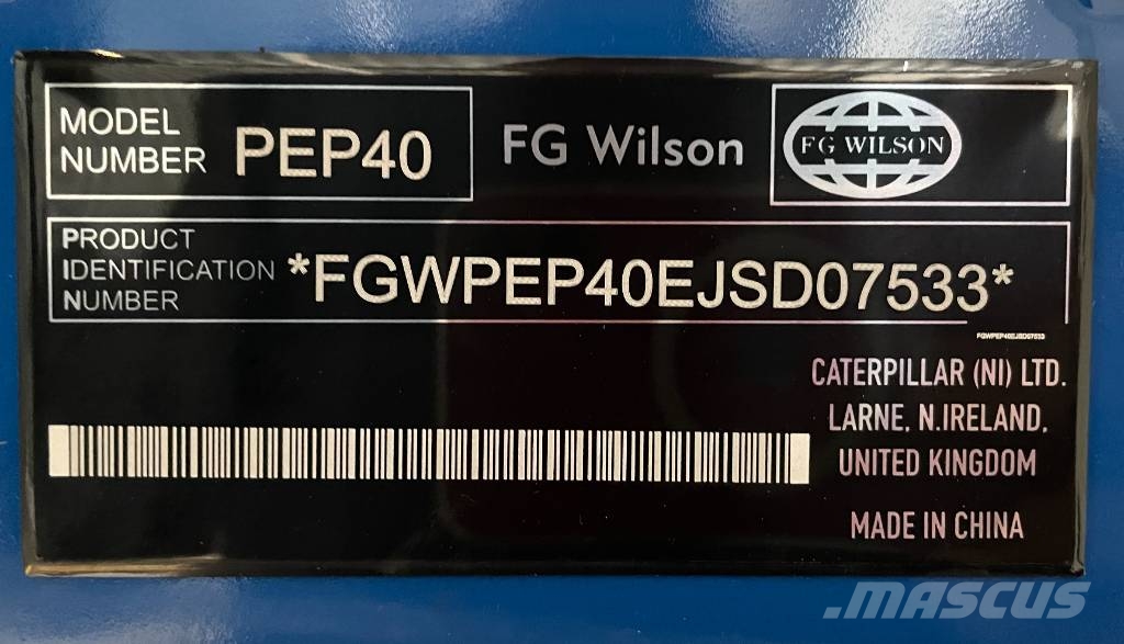 FG Wilson P110-3 - 110 kVA Open Genset - DPX-16008-O Geradores a diesel