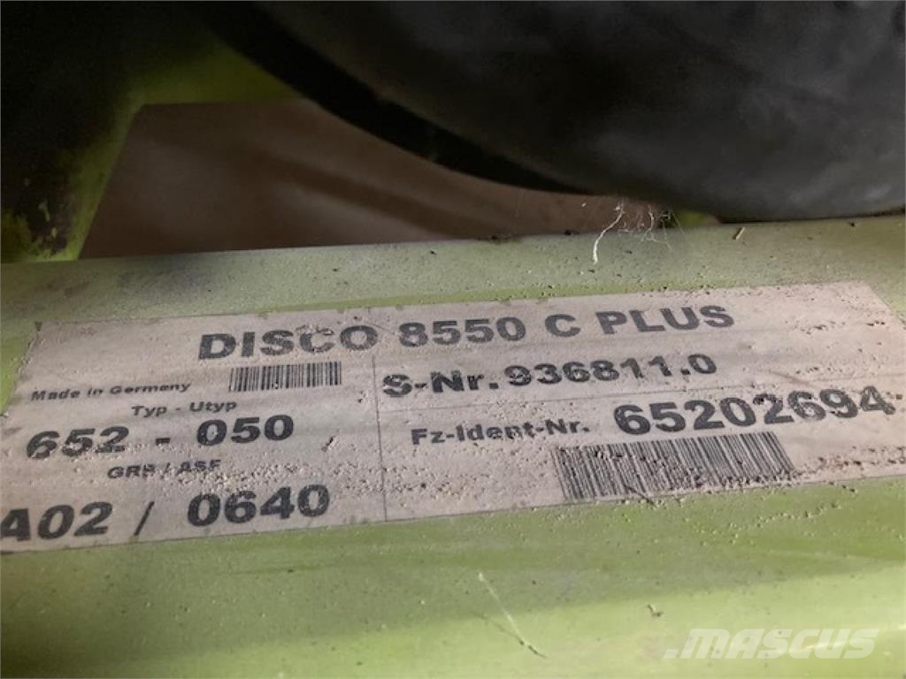 CLAAS DISCO 8550 Mähwerke