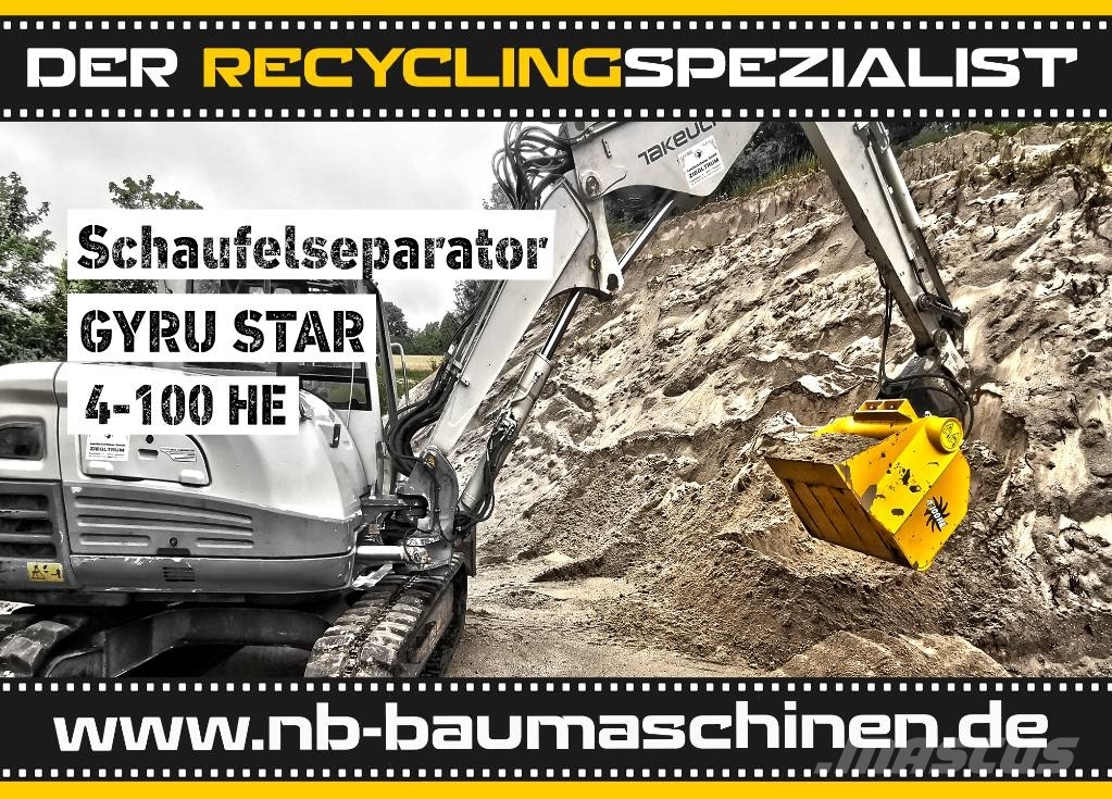 Gyru-Star 4-100HE | Siebschaufel Bagger ab 7 to OQ70/55, OQ6 Screening buckets